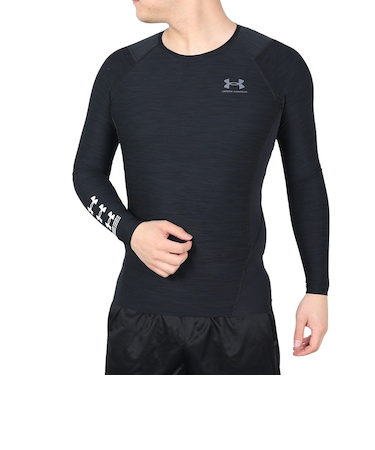 アンダーアーマー（UNDER ARMOUR）ヒートギアアーマー コンプレッション ノベルティ ロングスリーブ シャツ 1384790 001