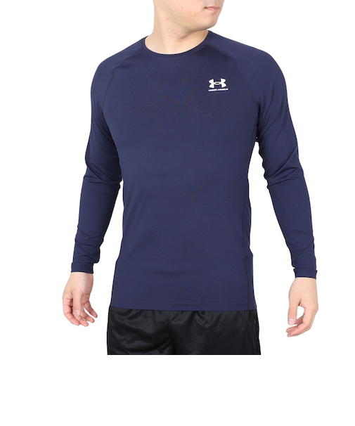 アンダーアーマー（UNDER ARMOUR）ヒートギア フィッティド ロングスリーブシャツ 1387940 410