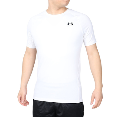 アンダーアーマー（UNDER ARMOUR）ヒートギア フィッティド ショートスリーブシャツ 1387941 100