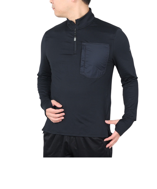 アンダーアーマー（UNDER ARMOUR）RUN TRAIL QUARTER ZIP シャツ 1383244 001