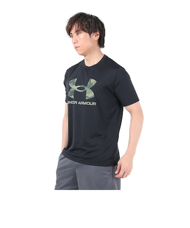 アンダーアーマー（UNDER ARMOUR）テック カモ ビッグロゴ ショートスリーブTシャツ 1384797 001