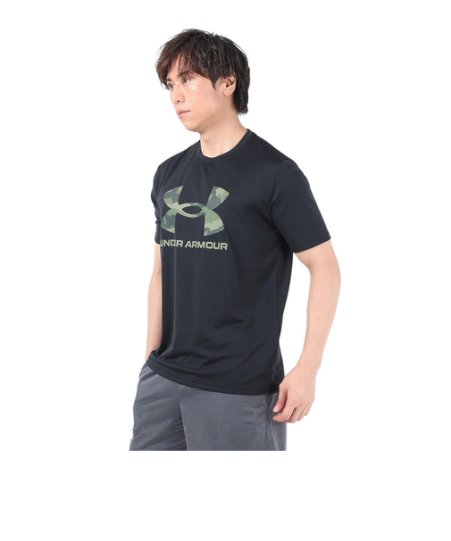 アンダーアーマー（UNDER ARMOUR）テック カモ ビッグロゴ ショートスリーブTシャツ 1384797 001