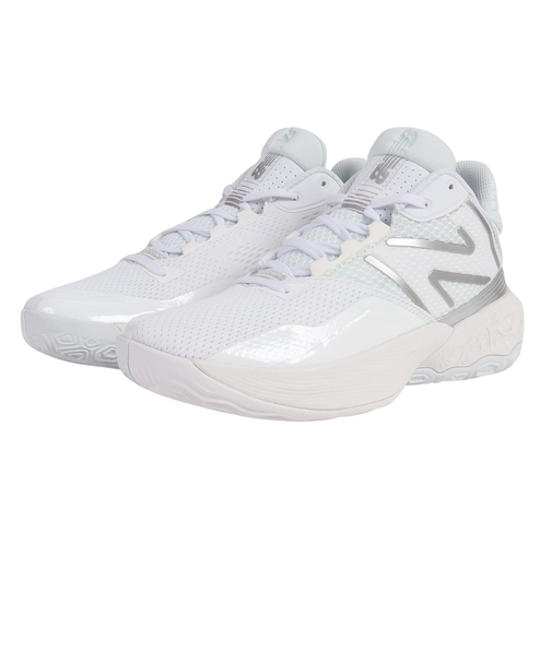 ニューバランス（new balance）バスケ シューズ バッシュ BB2WYWT4 2E Two Wxy v4 トゥーウェイ ワイド 軽量 ミッドカット 白