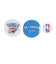 エヌビーエー（NBA）NBA 缶バッジ オクラホマシティ・サンダー NBA32233