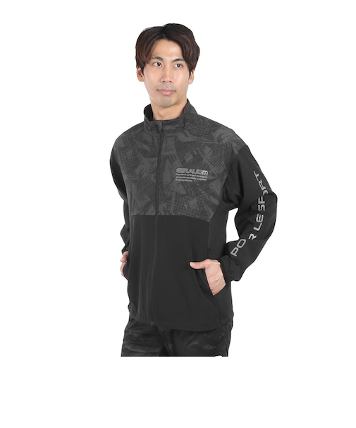 ジャケット uv UV 絶耐撥水 ストレッチ ブラック 黒 STCROSSWU ジャケット WU4S0001-TR851-GRSD BLK
