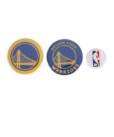 エヌビーエー（NBA）NBA 缶バッジ ゴールデンステート・ウォリアーズ NBA35858