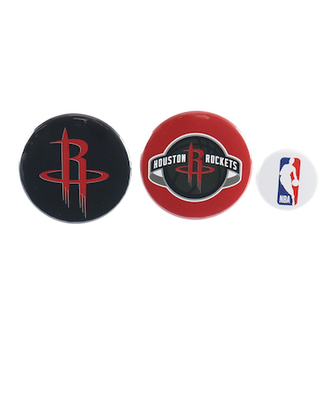 エヌビーエー（NBA）NBA 缶バッジ ヒューストン・ロケッツ NBA35859