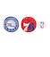 エヌビーエー（NBA）NBA 缶バッジ フィラデルフィア・76ers NBA35863