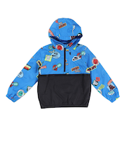 ナイキ（NIKE）ハーフジップ プリントブロック アノラックジャケット 76K536-B68