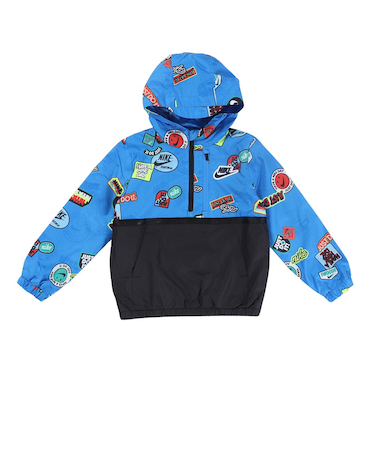 ナイキ（NIKE）ハーフジップ プリントブロック アノラックジャケット 76K536-B68