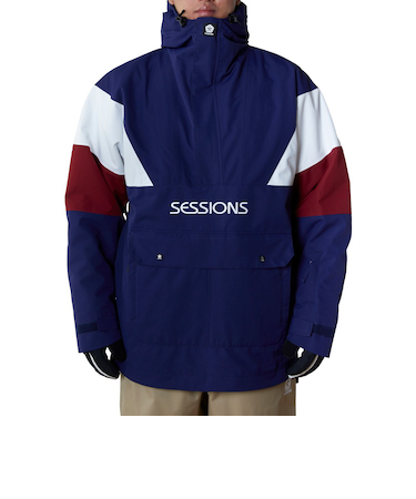 セッションズ（SESSIONS）CHAOS プルオーバー ジャケット SSFW230013 NVY