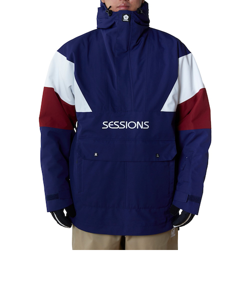 セッションズ（SESSIONS）CHAOS プルオーバー ジャケット SSFW230013 NVY