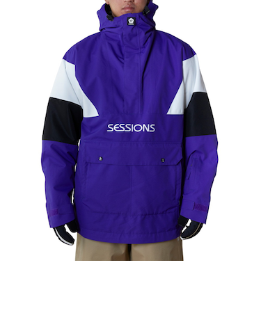 セッションズ(SESSIONS)CHAOS プルオーバー ジャケット SSFW230013 PPL