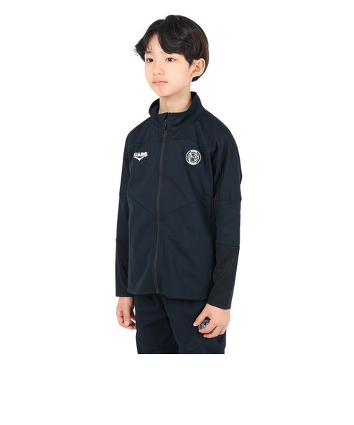 デュアリグ(DUARIG)サッカーウェア ジュニア 長袖ジップアップジャージ 4S0016-SCWR-742CD BLK 速乾
