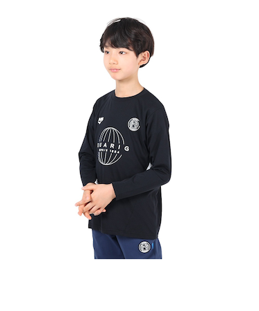 デュアリグ（DUARIG）サッカーウェア ジュニア プラクティス長袖シャツ 4S0018-SCWR-742CD BLK 速乾