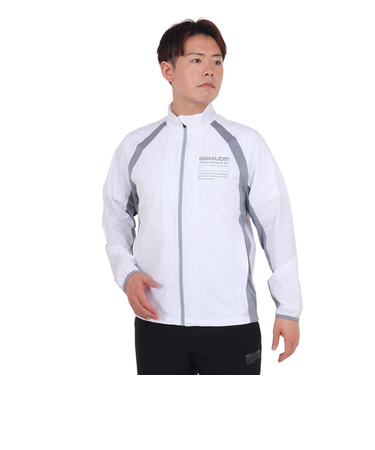 ジャケット uv UV 絶耐撥水 ホワイト 白 CROSSWU ジャケット WU4S0006-TR851-GRSD WHT