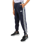 アディダス（adidas）ジュニア エッセンシャルズ プラス スリーストライプス フレンチテリー カフパンツ KWF32-JE1708