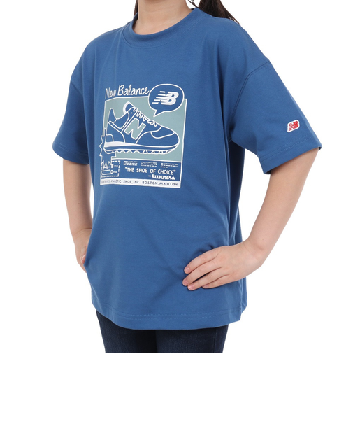 ニューバランス（new balance）ジュニア 吸水速乾 Graphic 半袖Tシャツ ABT45061BEU