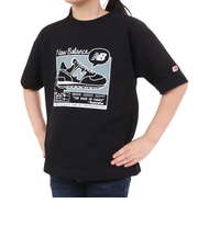 ニューバランス（new balance）ジュニア 吸水速乾 Graphic 半袖Tシャツ ABT45061BK