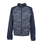 プーマ(PUMA)ジャージ ジュニア ACTIVE SPORTS ポリ フルジップ フーデッドジャケット ネイビー 681355 14 NVY