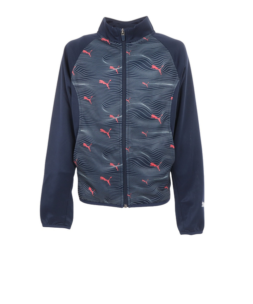 プーマ(PUMA)ジャージ ジュニア ACTIVE SPORTS ポリ フルジップ フーデッドジャケット ネイビー 681355 14 NVY