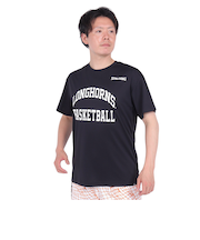 スポルディング（SPALDING）バスケットボールウェア Tシャツ テキサス ロング ホーンズ アーチ ロゴ SMT24032TXBK 速乾 UVカット