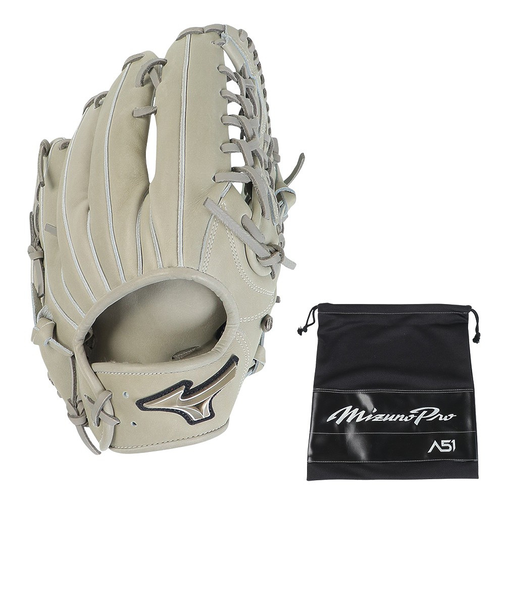 ミズノ（MIZUNO）硬式用 グラブ 外野手用 ミズノプロ A51 BSS 野球グローブ 一般 1AJGH11607 05 お一人様一点まで