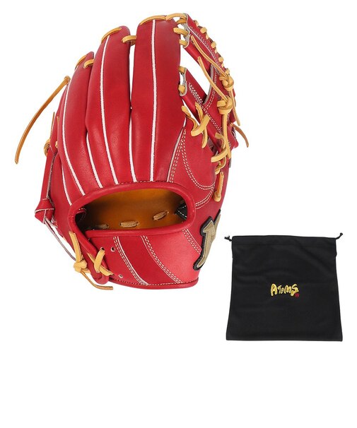 アトムズ（ATOMS）軟式用グラブ 内野手 野球グローブ 一般 ANX-MB+24F