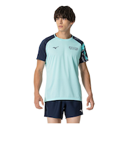 ミズノ（MIZUNO）バレーボールウェア Funtastプラクティスシャツ 半袖Tシャツ V2MAB10120 速乾