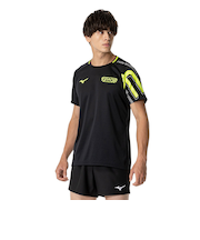 ミズノ（MIZUNO）バレーボールウェア Funtastプラクティスシャツ 半袖Tシャツ V2MAB10194 速乾