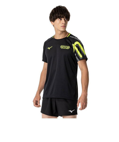ミズノ（MIZUNO）バレーボールウェア Funtastプラクティスシャツ 半袖Tシャツ V2MAB10194 速乾