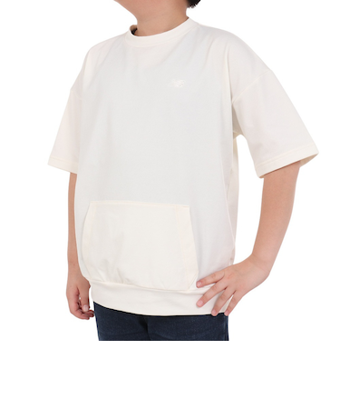 ニューバランス（new balance）吸水速乾 スウェット風ショートスリーブTシャツ ABT45052SST