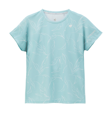 ルコックスポルティフ（lecoqsportif）テニスウェア レディース EXcDRY D-Tecゲームシャツ QTWXJA05 GR 速乾