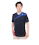 ルコックスポルティフ（lecoqsportif）テニスウェア 素材切替ゲームシャツ QTMXJA04 NV 速乾