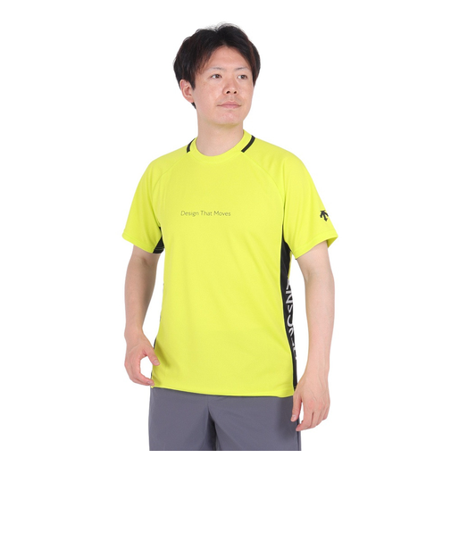 デサント（DESCENTE）バレーボールウェア 半袖バレーボールシャツ DVUXJA51 YLIM 速乾