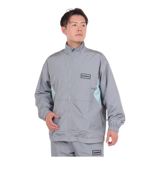 デュアリグ(DUARIG)ナイロンタスラン裏ジップアップジャケット 4S0001-TRSW-860EG GRY