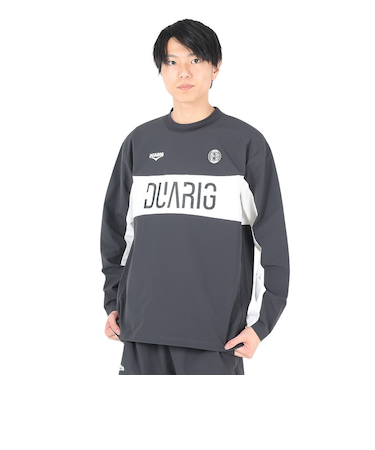 デュアリグ（DUARIG）サッカーウェア 長袖プルオーバートップ 4S0001-SCWR-741EG BLK