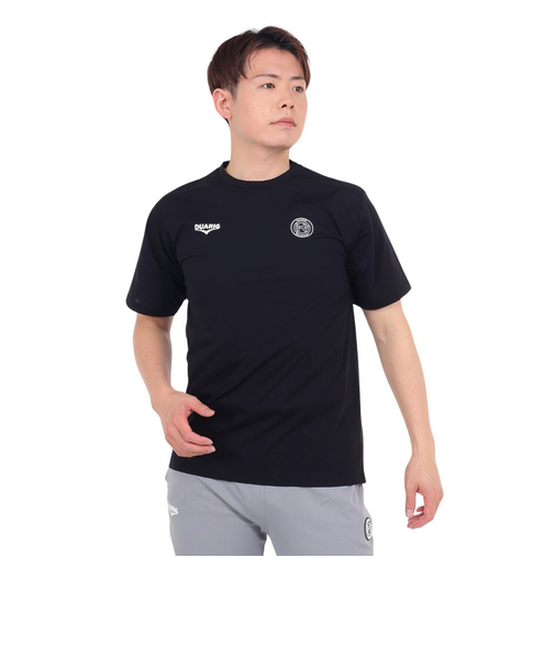 デュアリグ（DUARIG）サッカーウェア プラクティス半袖シャツ 4S0008-SCWR-741CD BLK 速乾