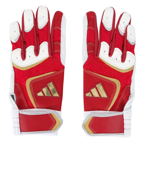 アディダス（adidas）バッティング用グローブ 野球 バッティンググラブTOP1 両手用 LBG203-6482
