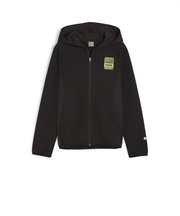 プーマ(PUMA)パーカー スウェット アクティブ スポーツ フルジップ フーデッドジャケット 黒 ブラック 681365 01 BLK