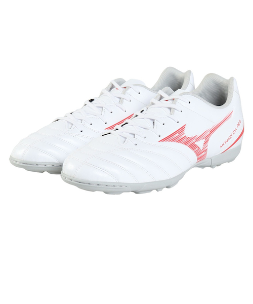 ミズノ(MIZUNO) サッカートレシュー モナルシーダネオ3セレクトAS 幅広 P1GD2425 ホワイト×レッド 25cm ミズノ（MIZUNO）サッカートレーニングシューズ モナルシーダネオ3