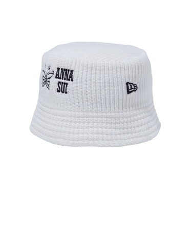 ニューエラ（NEW ERA）帽子 ニットバケット Knit Bucket ANNA SUI アナ スイ ホワイト 14124294