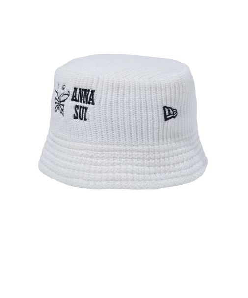 ニューエラ（NEW ERA）帽子 ニットバケット Knit Bucket ANNA SUI アナ スイ ホワイト 14124294