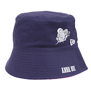 ニューエラ（NEW ERA）帽子 バケット01 リバーシブル セーラーブリム Sailor Brim ANNA SUI アナ スイ ネイビー/ピンク 1412…