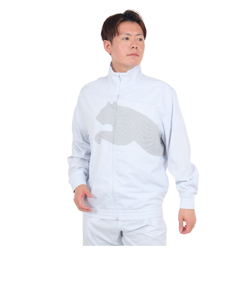 プーマ(PUMA)TRAIN BIG CAT ウーブンフルジップジャケット 525563 42 SLV