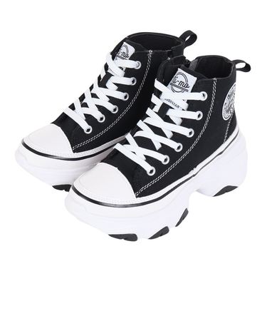 ムーンスター（MoonStar）ジュニアスニーカー ニーモ NM J100 ブラック 12298096 ガールズ スポーツシューズ 抗菌防臭 洗えるインソール…