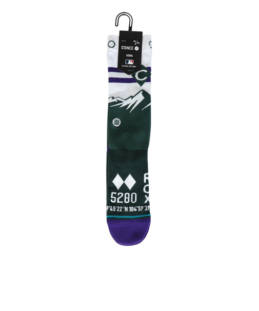 スタンス（STANCE）野球 コロラド・ロッキーズ CC CREW ソックス A545A22ROC FOREST