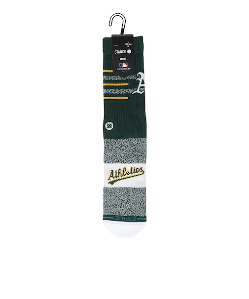 スタンス（STANCE）野球 CLOSER OAK オークランド・アスレチックス ソックス A556A24COA GRN
