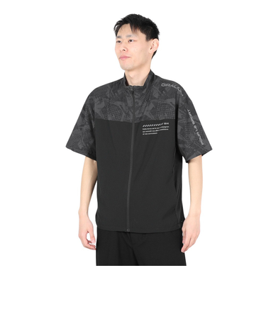 絶耐撥水UV STROSSWU 半袖ジャケット WU4S0004-TR851-GRSD BLK