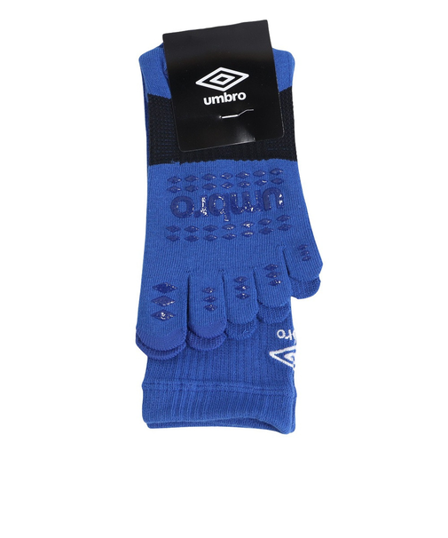 アンブロ（UMBRO）サッカー ソックス 靴下 五本指ミドルソックス UAS8422 BLU 27 25-27cm